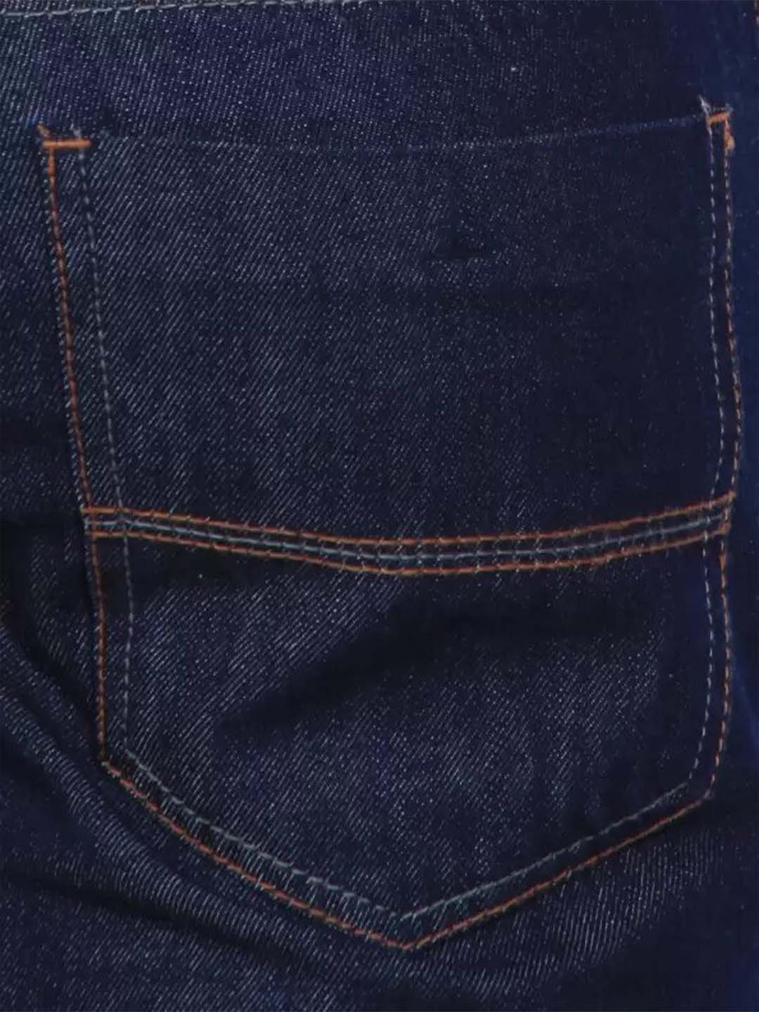 Regular Men Dark Blue Jeans