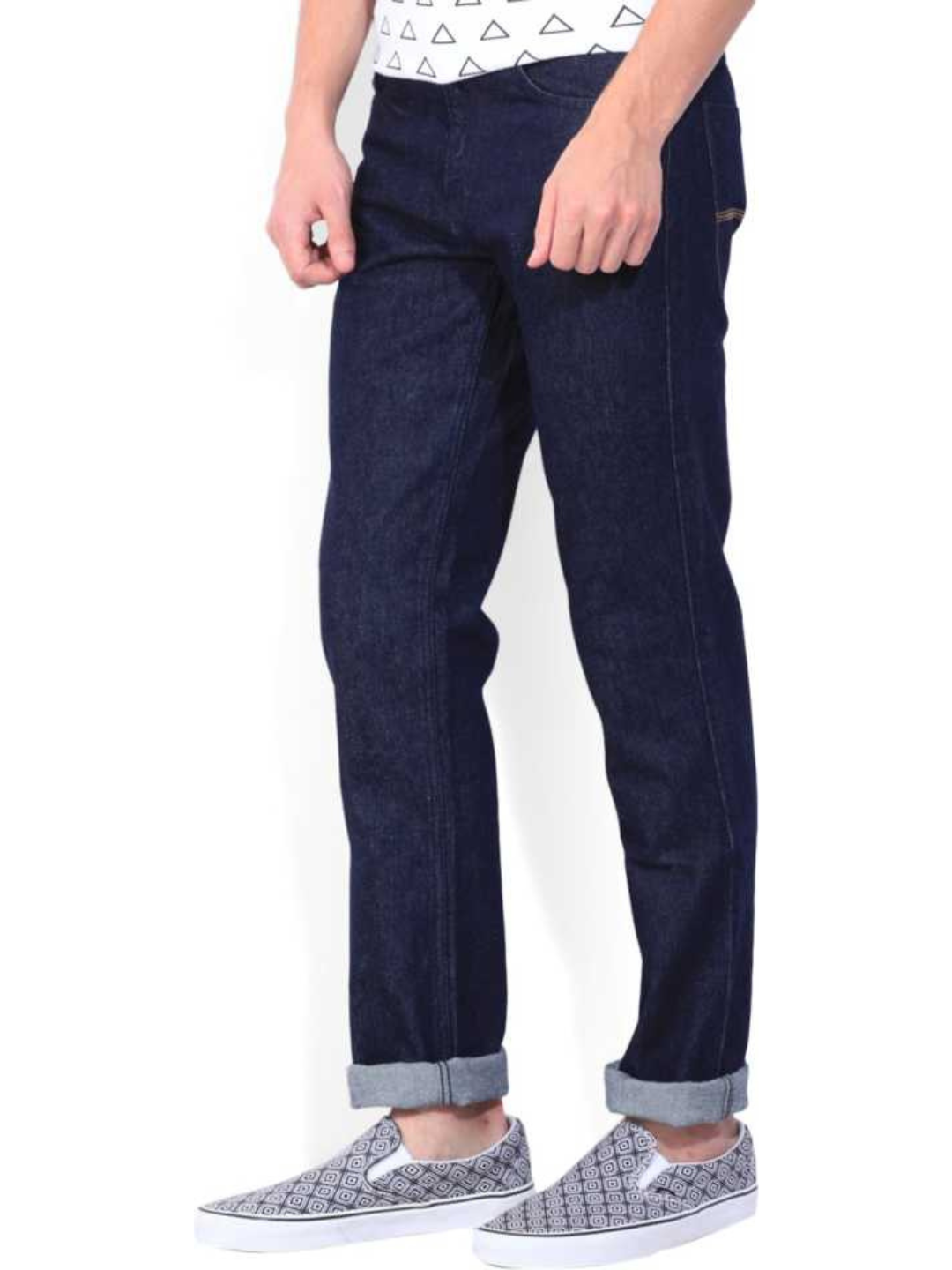 Slim Men Dark Blue Jeans