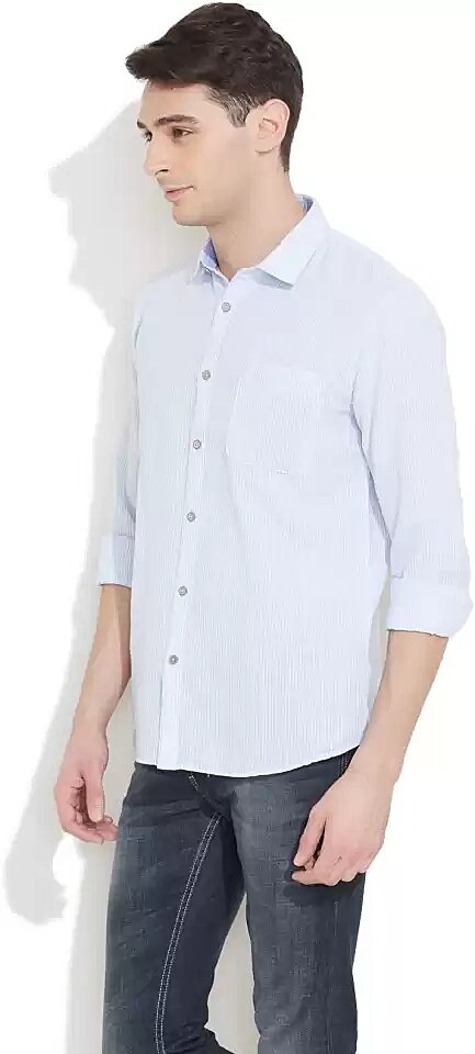 Men Regular Fit Striped Casual Shirt