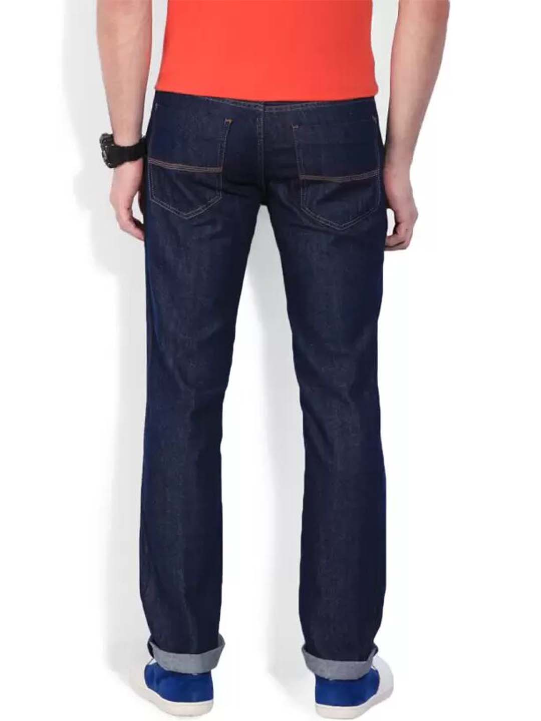 Regular Men Dark Blue Jeans