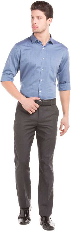 Men Regular Fit Solid Formal Shirt