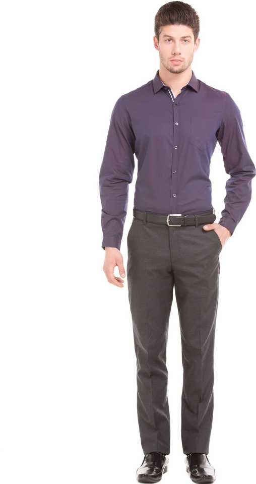 Men Slim Fit Solid Party Shirt