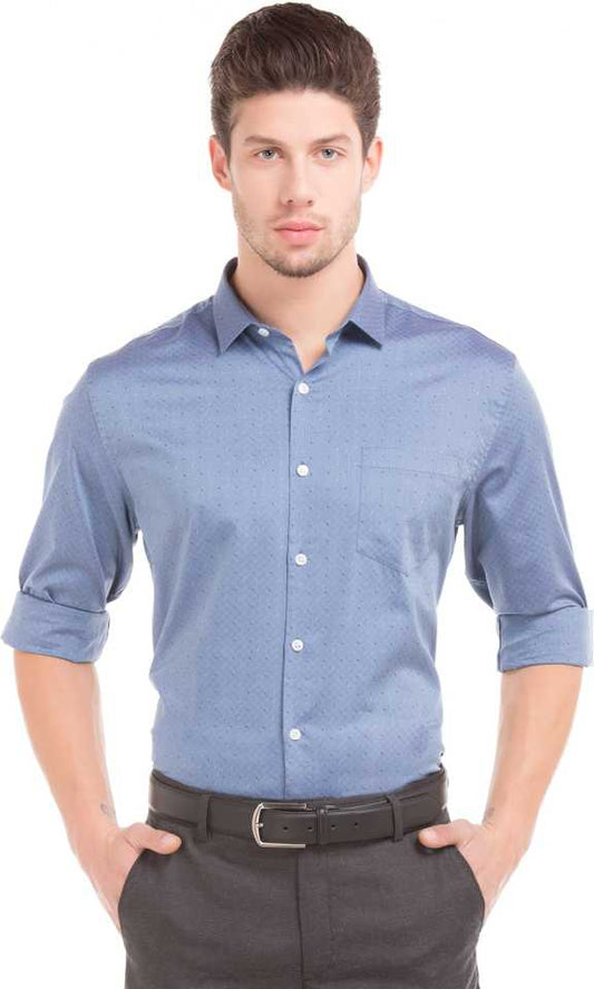 Men Regular Fit Solid Formal Shirt