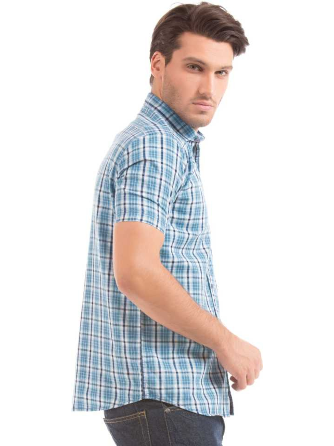 Men Regular Fit Checkered Casual Shirt