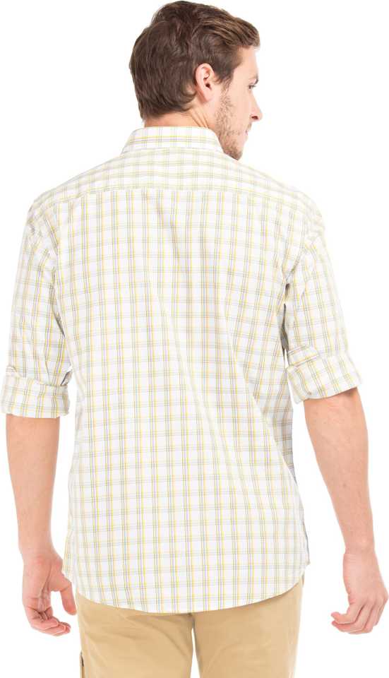 Men Regular Fit Checkered Casual Shirt