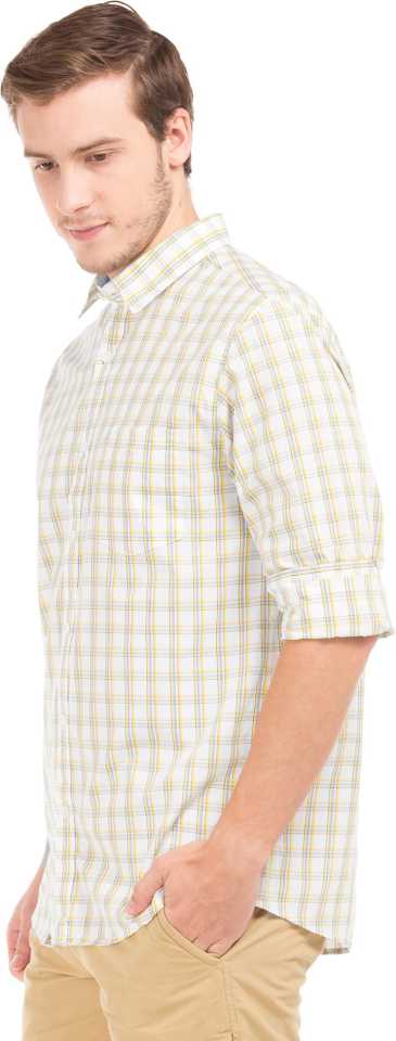 Men Regular Fit Checkered Casual Shirt