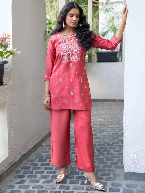 Pink Fancy Designer Co-ord Set